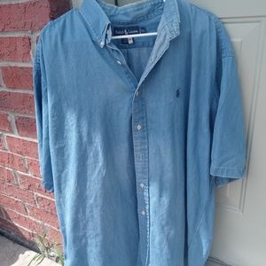 Mens Ralph Lauren Short Sleeve Button Down
